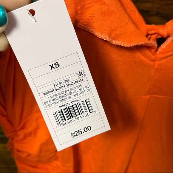 NWT! Wild Fable Handkerchief Hem Fit & Flare Mini Dress - Picture 7 of 10